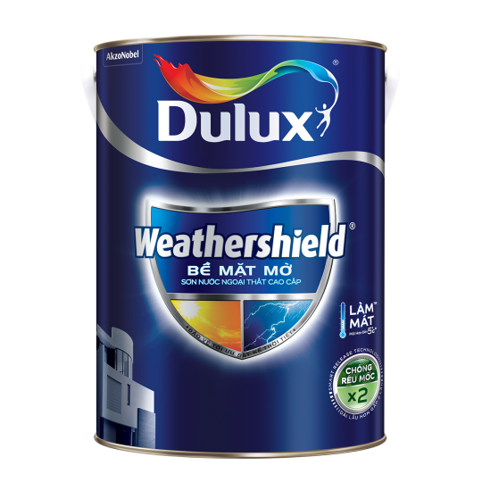 SƠN NGOẠI THẤT CAO CẤP DULUX WEATHERSHIELD PROTECT LON 1 LÍT ( MỜ)