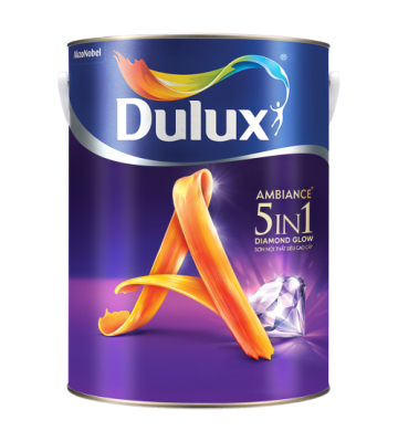 DULUX AMBIANCE 5 IN1 DIAMOND GLOW 5L- BÓNG MỜ